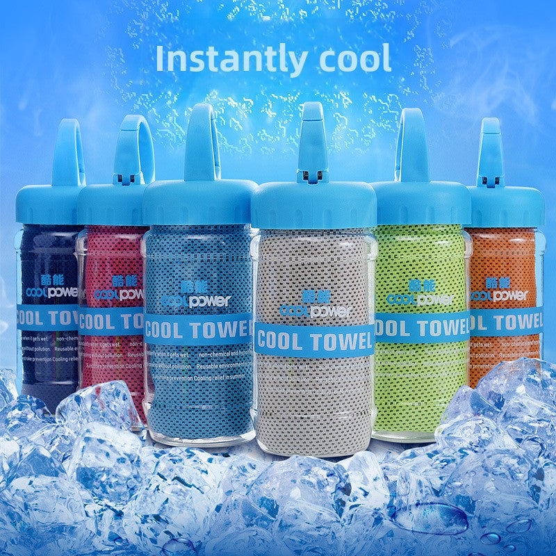 Instant cooling towel