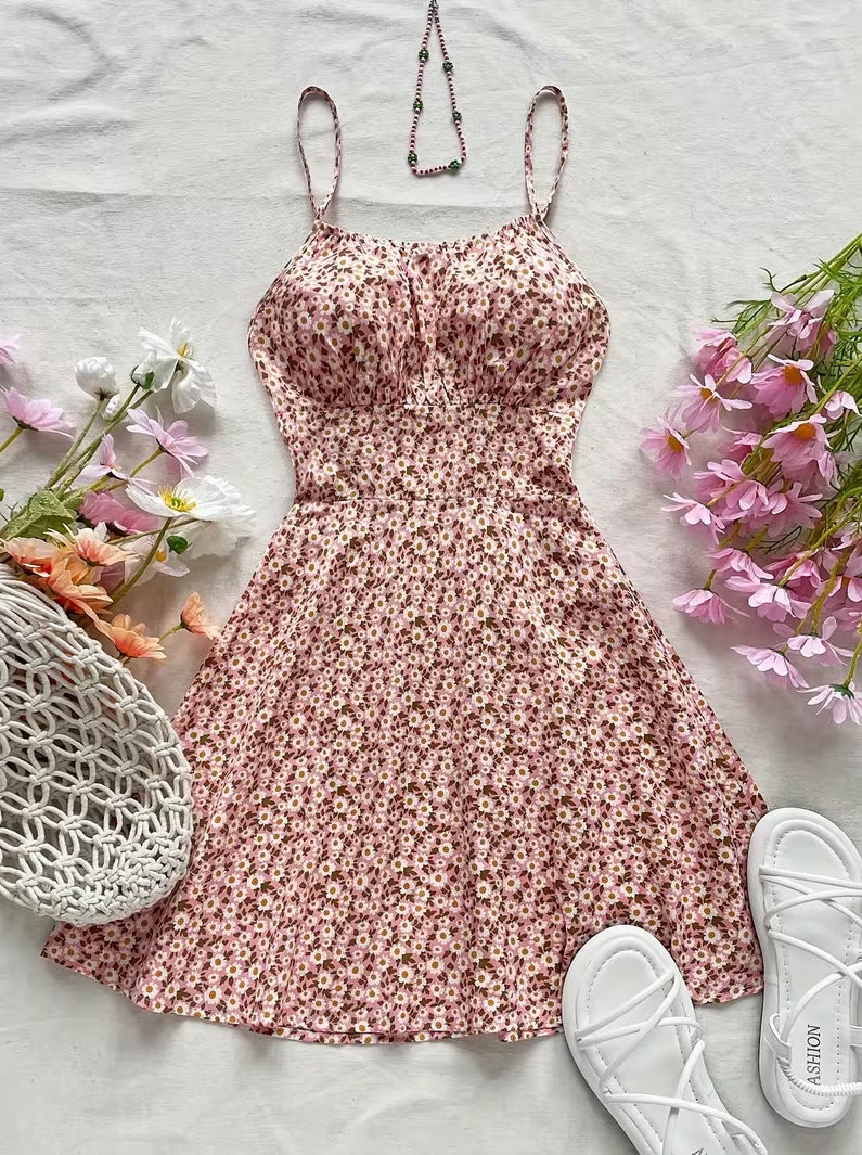 Summer Floral  Mini Dress