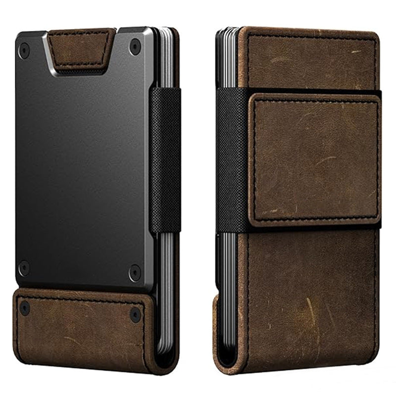 Ultra-Thin Genuine Leather Card Wallet