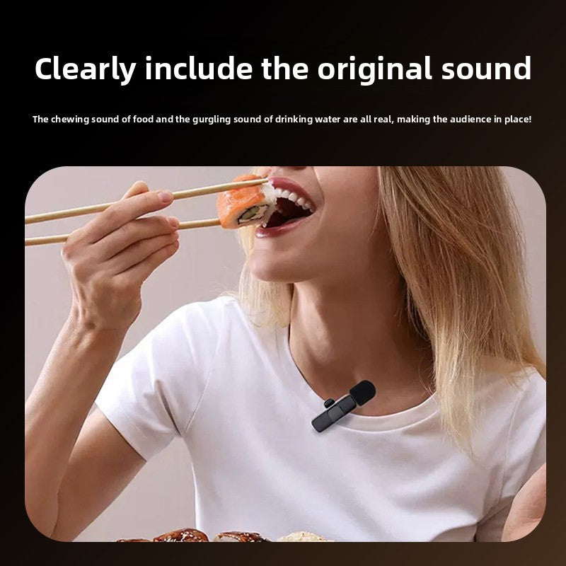 Bluetooth mini collar clip microphone