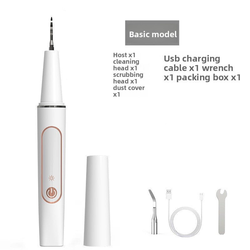 Ultrasonic Electric Tooth Cleaner with LED Light