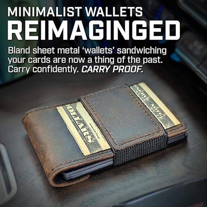 Ultra-Thin Genuine Leather Card Wallet