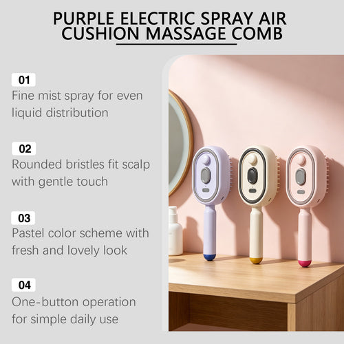 Electric Spray Massage Hair Comb