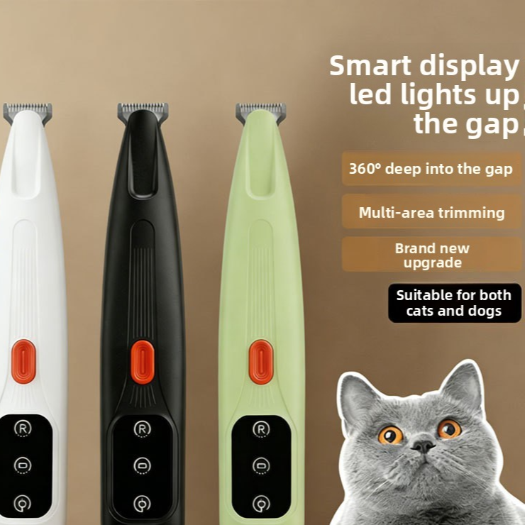 Rechargeable Pet Grooming Trimmer for Cats and Dogs