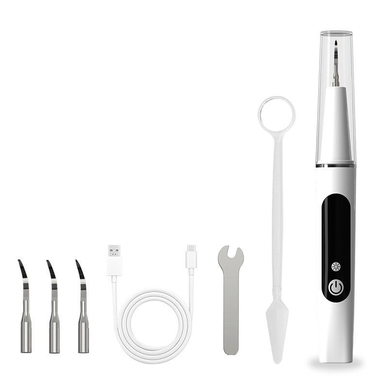Ultrasonic Electric Tooth Cleaner with LED Light