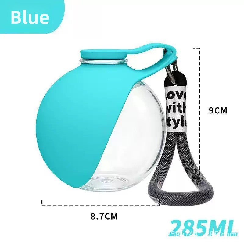 Portable Pet Water Bottle Stainless Steel Foldable Dispenser