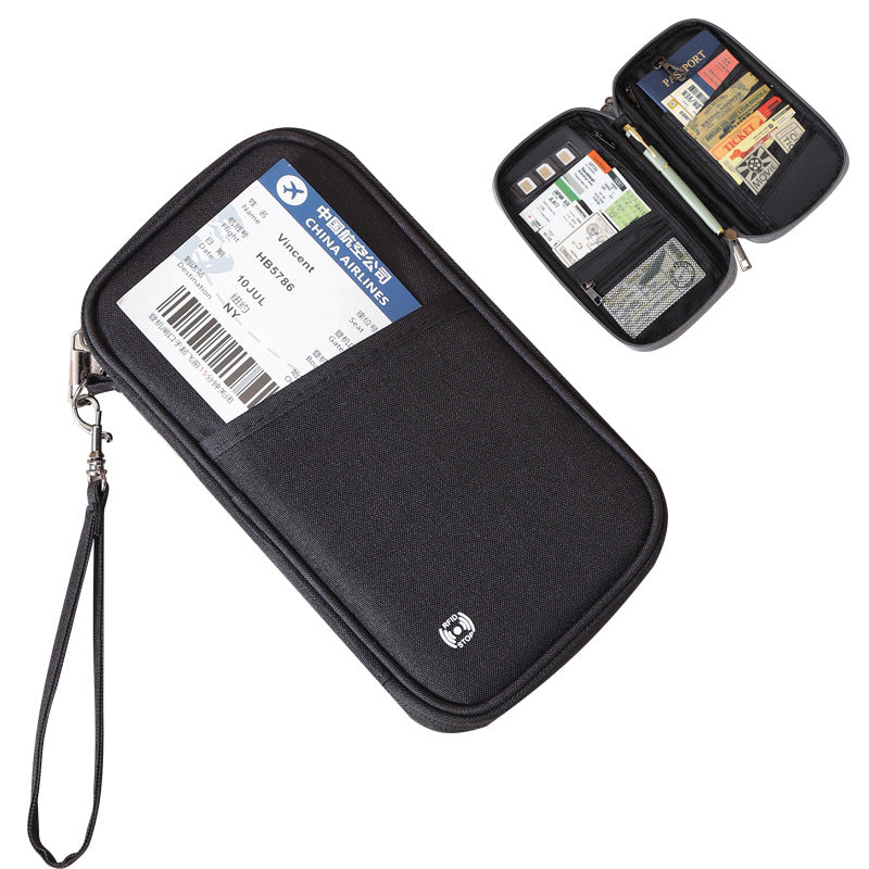 Water-Resistant Oxford Passport Holder