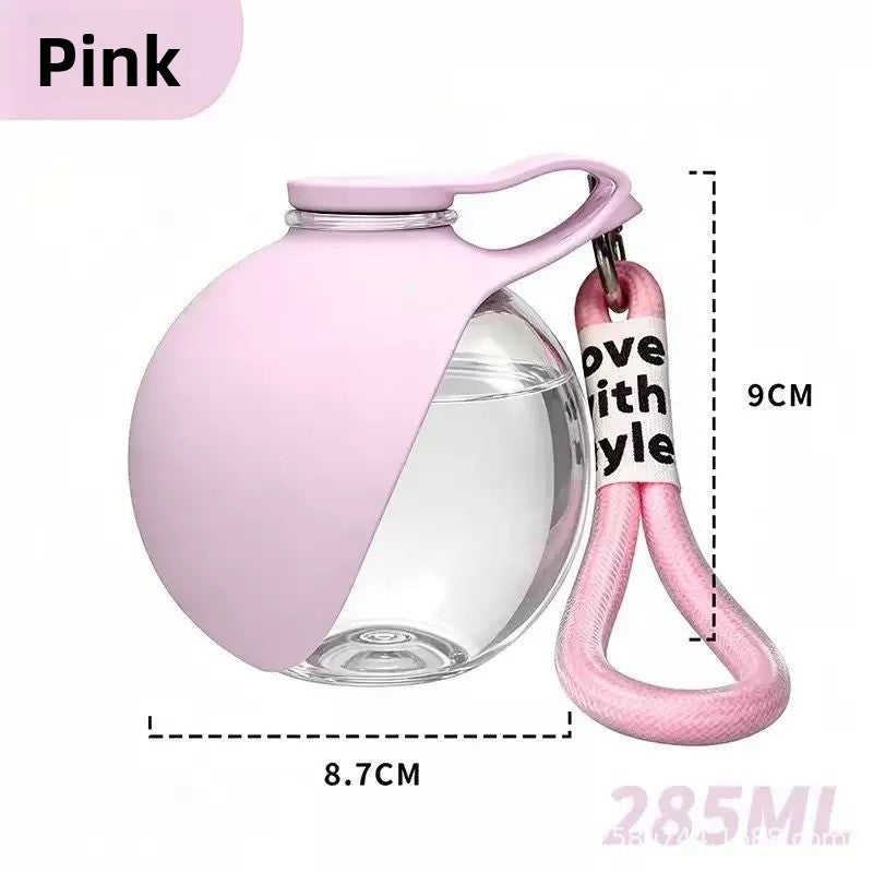 Portable Pet Water Bottle Stainless Steel Foldable Dispenser