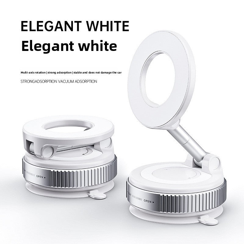 Magnetic Car Phone Holder with 360 Rotation and Suction Cup Mount